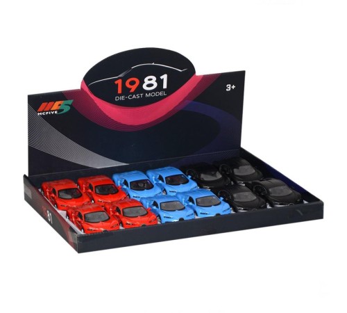 Displayde Metal Çek Bırak Spor Araba Displayde Metal Çek Bırak Spor Araba