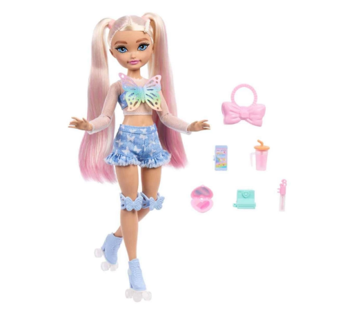 Dream Besties Paten Partisi Malibu Bebek ve Aksesuarları