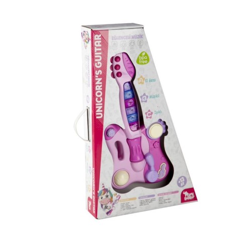ER-205 Nini Baby Unicorn Işıklı Sesli Müzikli Gitar - Erdem Oyuncak ER-205 Nini Baby Unicorn Işıklı Sesli Müzikli Gitar - Erdem Oyuncak