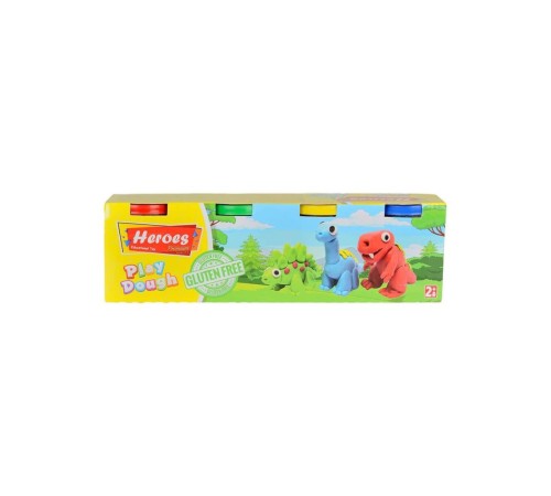 ERN-604 Heroes Premıum Dörtlü Oyun Hamuru - Eren Oyuncak ERN-604 Heroes Premıum Dörtlü Oyun Hamuru - Eren Oyuncak