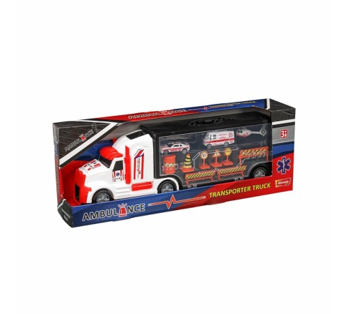 ERN-877 Heroes Toys Çantalı Ambulans Taşıyıcı Tır Seti - Eren Oyuncak ERN-877 Heroes Toys Çantalı Ambulans Taşıyıcı Tır Seti - Eren Oyuncak