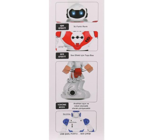 GGE-606-29 Kumandalı Işıklı Dansçı İnteraktif Robot -Vardem Oyuncak GGE-606-29 Kumandalı Işıklı Dansçı İnteraktif Robot -Vardem Oyuncak