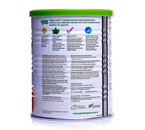 Golden Goat 1 Keçi Sütlü Bebek Sütü 0-6 Ay 400 Gr Golden Goat 1 Keçi Sütlü Bebek Sütü 0-6 Ay 400 Gr