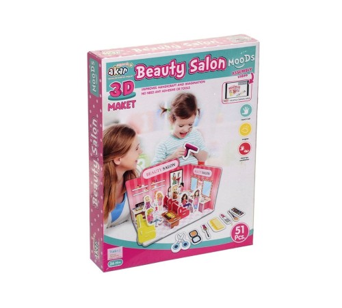 Güzellik Salonu Maket 3 Boyutlu Puzzle Güzellik Salonu Maket 3 Boyutlu Puzzle