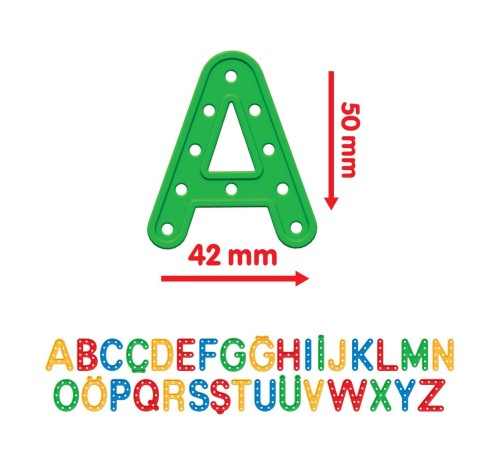Harflerle Aktivite 140 Parça Harflerle Aktivite 140 Parça
