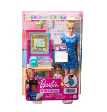HCN19 Barbie Anaokulu Öğretmeni Oyun Seti