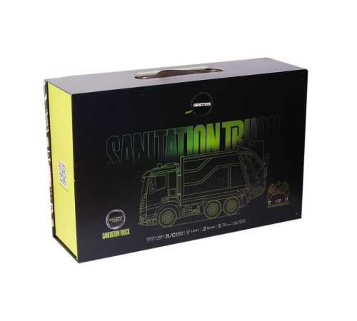 HJ8003-1 Metal Kumandalı Çöp Arabası -Gepettoys HJ8003-1 Metal Kumandalı Çöp Arabası -Gepettoys
