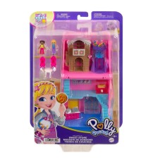 HNB03 Polly Pocket Pollyville Şeker Dükkanı Oyun Seti