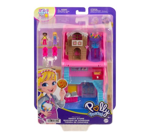 HNB03 Polly Pocket Pollyville Şeker Dükkanı Oyun Seti HNB03 Polly Pocket Pollyville Şeker Dükkanı Oyun Seti