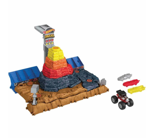 Hot Wheels Monster Trucks Muhteşem Çarpışma Arenası Oyun Seti HNB96 Hot Wheels Monster Trucks Muhteşem Çarpışma Arenası Oyun Seti HNB96