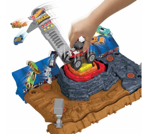 Hot Wheels Monster Trucks Muhteşem Çarpışma Arenası Oyun Seti HNB96 Hot Wheels Monster Trucks Muhteşem Çarpışma Arenası Oyun Seti HNB96