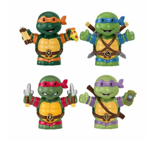 HPM43 Little People® Collector Teenage Mutant Ninja Turtles 4'lü Özel Set HPM43 Little People® Collector Teenage Mutant Ninja Turtles 4'lü Özel Set