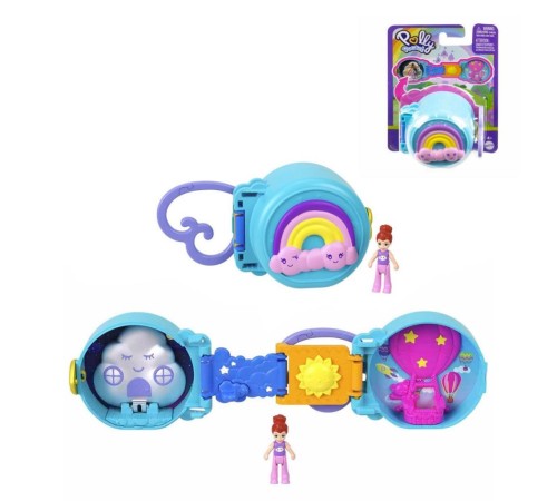 HRD73 Polly Pocket Sevimli Hayvancık Temalı Mini Oyun Setleri HRD73 Polly Pocket Sevimli Hayvancık Temalı Mini Oyun Setleri