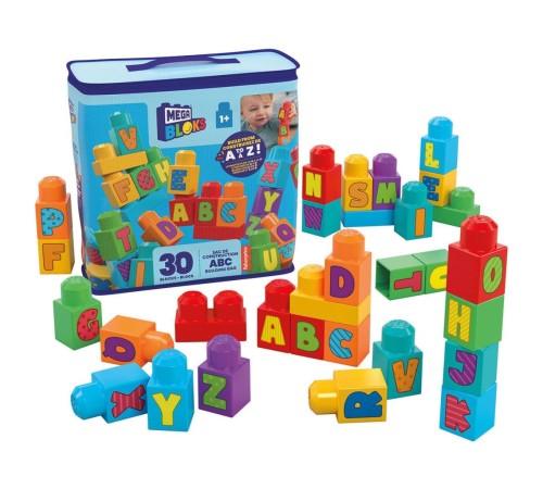 HRR60 Mega Bloks Alfabeli Blok Çantası 30 parça +1 yaş HRR60 Mega Bloks Alfabeli Blok Çantası 30 parça +1 yaş