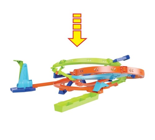 HTK16 Hot Wheels Bumerang Çemberli Yarış Pisti HTK16 Hot Wheels Bumerang Çemberli Yarış Pisti