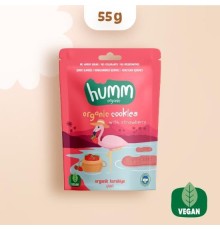 Humm Organik Vegan Çilekli Kurabiye 55 Gr