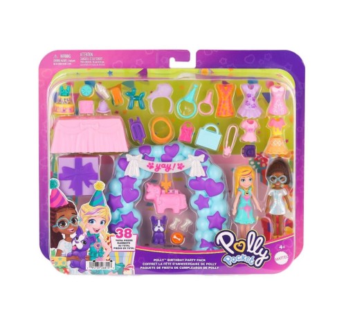 JCC33 Polly Pocket Pollynin Doğum Günü Partisi Paketi JCC33 Polly Pocket Pollynin Doğum Günü Partisi Paketi