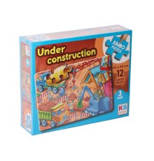 JP 314004 Under Construction Jumbo Puzzle 12 Parça