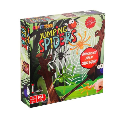 JS Jumping Spider Eğlenceli Aile kutu Oyunları -Gepettoys JS Jumping Spider Eğlenceli Aile kutu Oyunları -Gepettoys
