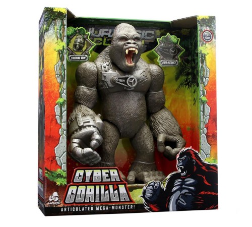 Jurassic Clash Mega Canavar Siber Goril Figürü Jurassic Clash Mega Canavar Siber Goril Figürü