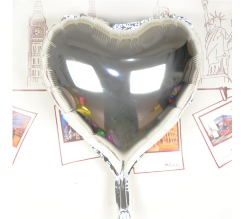 Kalp Uçan Balon Folyo Mor 80 cm 32 inç Kalp Uçan Balon Folyo Mor 80 cm 32 inç