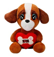 Kalpli Peluş Köpek 30 cm.