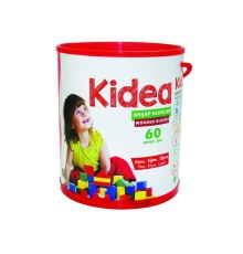KID-1002 Chiva, 60 Parça Ahşap Bloklar