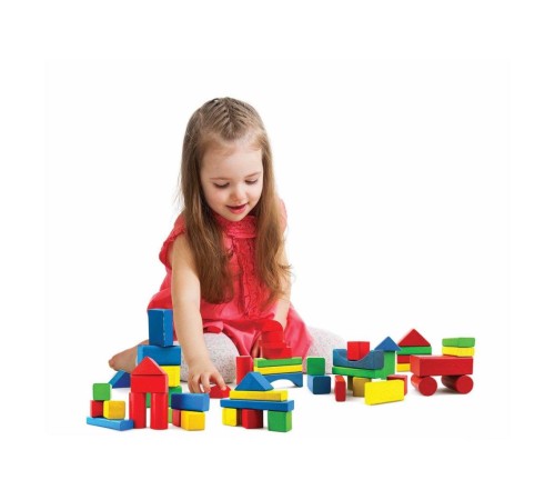 KID-1003 Chiva, Ahşap Bloklar 80 Parça KID-1003 Chiva, Ahşap Bloklar 80 Parça