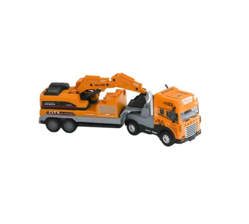 KLX800-248 Sürtmeli Işıklı Müzikli 1:24 Kazıcı Taşıyan Tır -Vardem Oyuncak KLX800-248 Sürtmeli Işıklı Müzikli 1:24 Kazıcı Taşıyan Tır -Vardem Oyuncak