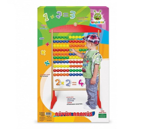 KR031 Woodoy Abaküs 100lü KR031 Woodoy Abaküs 100lü