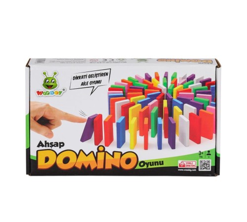 KR116 Ahşap Domino Oyunu -Karsan Oyuncak KR116 Ahşap Domino Oyunu -Karsan Oyuncak