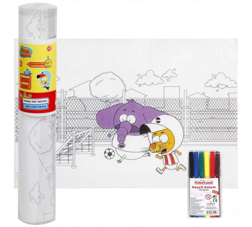 Kral Şakir Kumaş Mat Boyama 35 x 25 cm Kral Şakir Kumaş Mat Boyama 35 x 25 cm