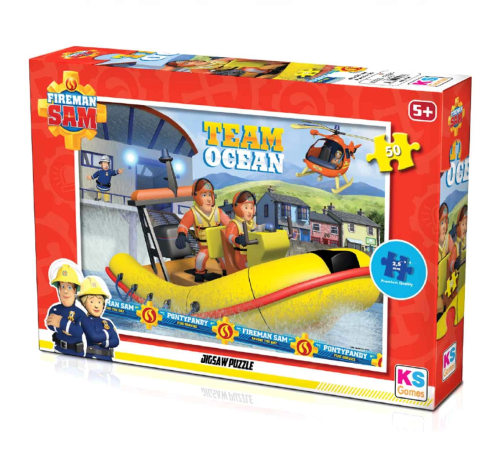 KS Fireman Sam 50 Parça Puzzle KS Fireman Sam 50 Parça Puzzle