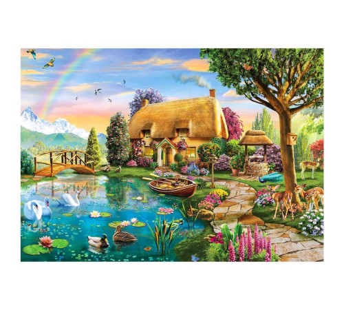 KS Lakeside Cottage 2000 Parça Puzzle KS Lakeside Cottage 2000 Parça Puzzle