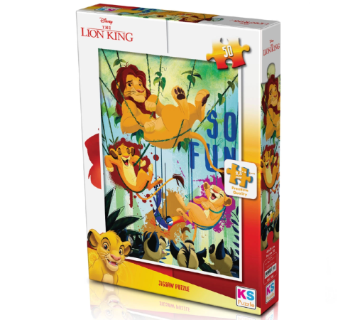 KS Lion King 50 Parça Puzzle KS Lion King 50 Parça Puzzle