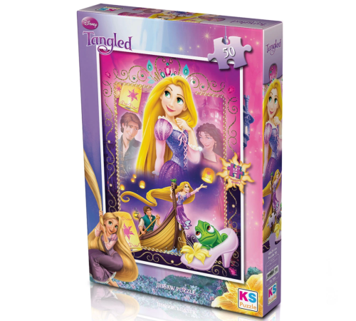 KS Tangled 50 Parça Puzzle KS Tangled 50 Parça Puzzle