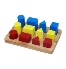 Kutulu Ahşap  Geometrik Büyükten Küçüğe