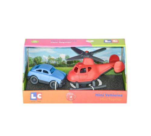 LC-30938 Let's be Child - Minik Taşıtlar Araba-Helikopter LC-30938 Let's be Child - Minik Taşıtlar Araba-Helikopter