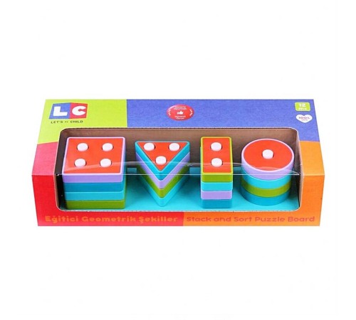 LC Ahşap Geometrik Şekiller Bul-Tak LC Ahşap Geometrik Şekiller Bul-Tak
