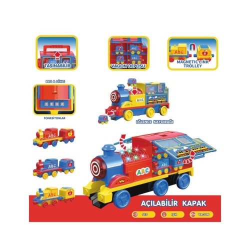 LFI-9522 Işıklı Müzikli İnteraktif Tren LFI-9522 Işıklı Müzikli İnteraktif Tren
