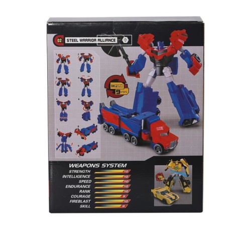 LJ1652 Metal Gövdeli Dönüşebilen Robot -Gepettoys LJ1652 Metal Gövdeli Dönüşebilen Robot -Gepettoys