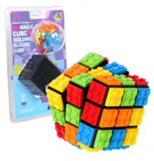 Magic Cube Lego Parçalı Eğitici Sabır Küpü