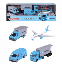 Majorette Maersk Temalı Lojistik 4'lü Koleksiyon Paketi