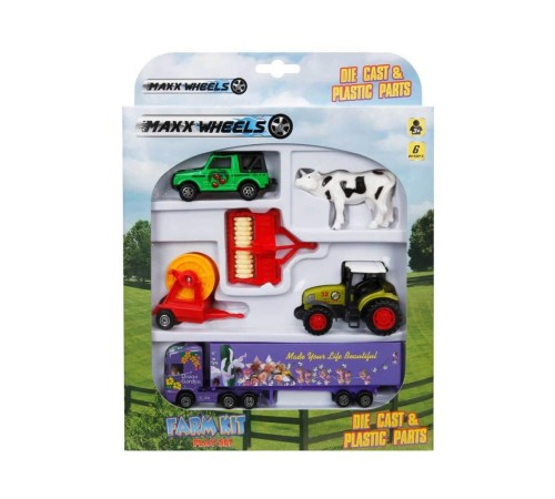 Maxx Wheels Araçlı Çiftlik Seti Maxx Wheels Araçlı Çiftlik Seti