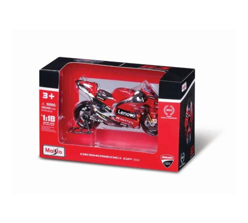MAY 36361 Ducati Desmosedici GP 2022 1:18 -Necotoys MAY 36361 Ducati Desmosedici GP 2022 1:18 -Necotoys