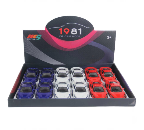 Metal Çek Bırak Spor Araba 6636-68 Metal Çek Bırak Spor Araba 6636-68
