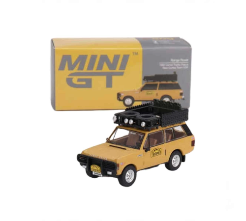 Mini GT 1:64 Range Rover 1982 Camel Trophy Papua New Guinea Team USA Mini GT 1:64 Range Rover 1982 Camel Trophy Papua New Guinea Team USA