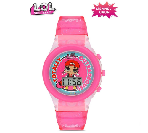 MiniFlak Lisanslı LOL Surprise LOL7210 Çocuk Pembe Işıklı Çocuk Kol Saati MiniFlak Lisanslı LOL Surprise LOL7210 Çocuk Pembe Işıklı Çocuk Kol Saati