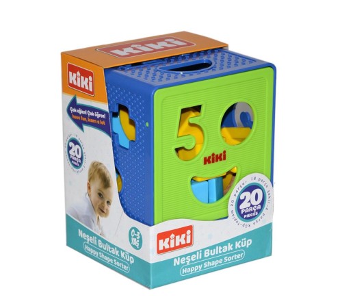 AE-1210 Kiki, 20 Parça Neşeli Bultak Küp / 0-3 yaş AE-1210 Kiki, 20 Parça Neşeli Bultak Küp / 0-3 yaş