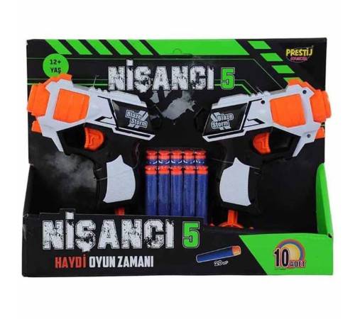 Nişancı 5 Sünger Dart Atan 10 Dartlı Oyuncak Nişancı 5 Sünger Dart Atan 10 Dartlı Oyuncak